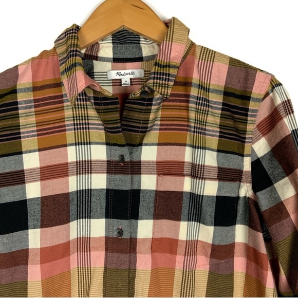 Madewell Classic Ex-Boyfriend Shirt in Seconda Plaid - Picture 9 of 15